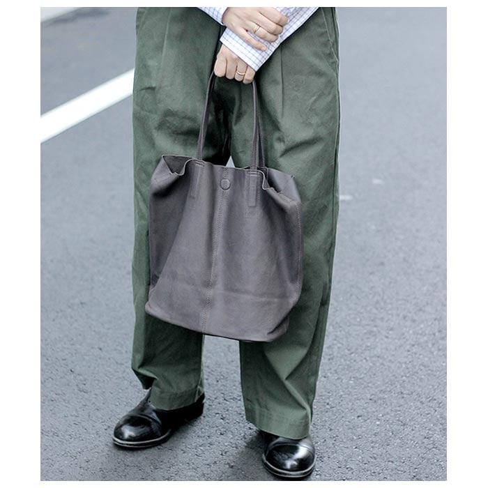 ���ե� Morphee  24SS ���� �����ȥ쥶�� �ߥǥ����� �ȡ��� ���������祳 �֥饦�� 3WAY MEDIUM TOTE DARK CHOCO (ML-DCH-101)