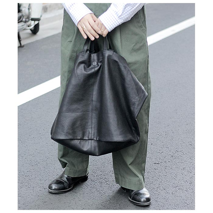Morphee モルフェ GOAT LEATHER バッグ　ブラック　XXL モルフェ Morphee ゴートレザー XXラージ ビッグトート ブラック XXL