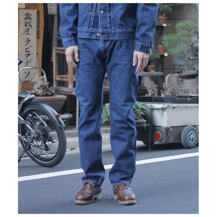 SCYE  å ǥ˥ ȥ졼 桼ɥå 쥰  Selvedge Denim Used Wash Straight Leg Jeans (5724-81518)