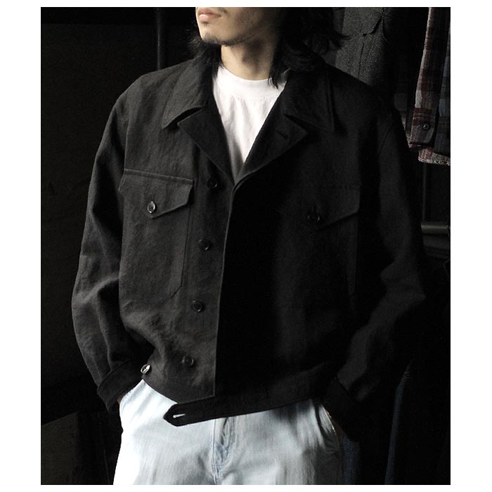 ����� SARTO �إӡ� �إ�� ��������ϥ ���㥱�å� HEAVY HEMP EISENHOWER JACKET (241-03002)