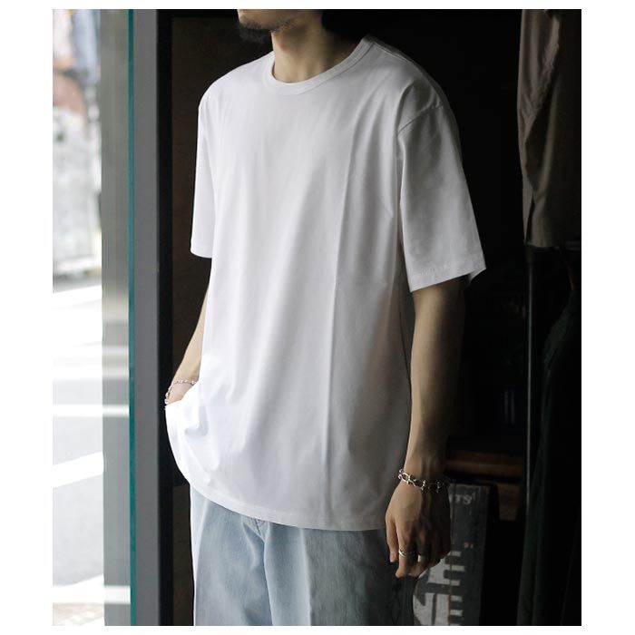  SARTO ץߥ åȥ 㡼   롼ͥå ȾµT PREMIUM COTTON JERSEY Ladder seam CREW NECK S/S  (241-14002)