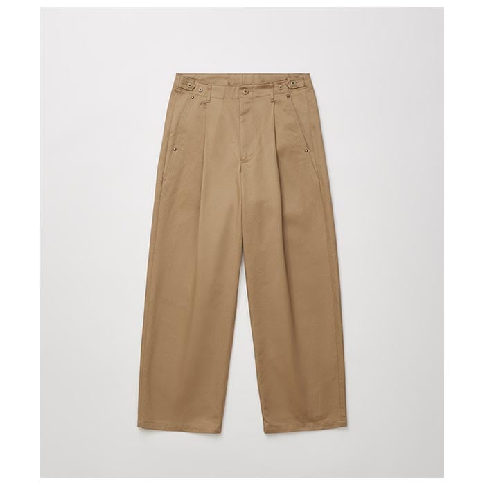 ƥꥢ ULTERIOR ե󥳥åȥ ȥݥ åѥ FINX COTTON WEST-POINT TUCKED PANTS (ULPT61-HC172)