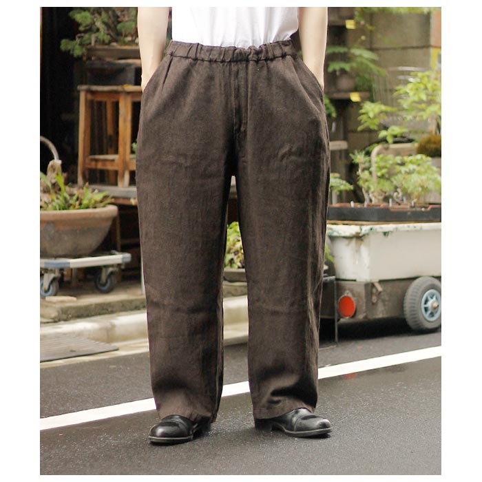 ߥå MITTAN ť 磻 ѥ FLAX RAMIE PANTS WIDE (PT-92M)