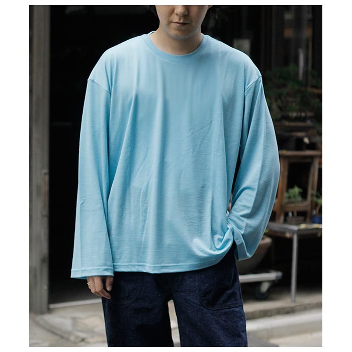インチ Intch. 100's スムース メリノウール ロングスリーブTシャツ