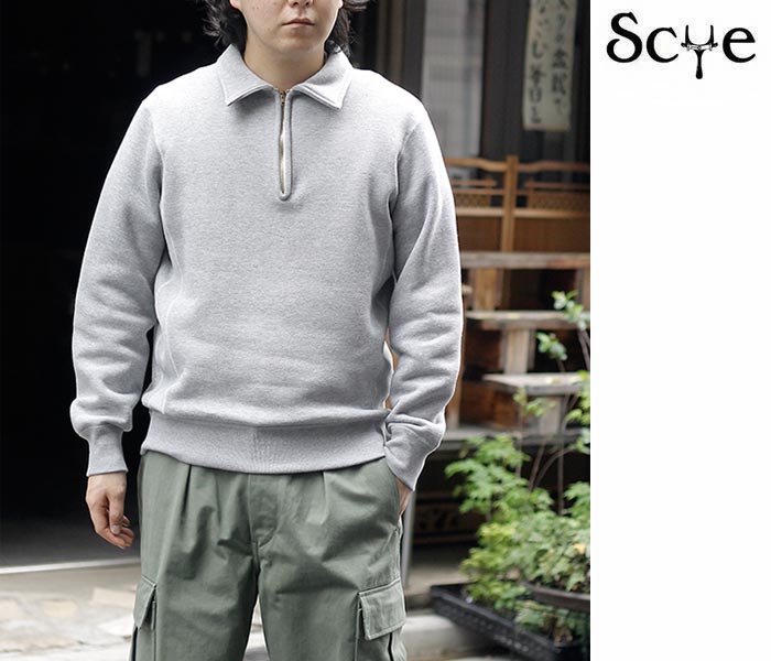 SCYE ���� �ե꡼���Хå����㡼���� �ϡ��ե��å� �ץ륪���С� Fleece Back Jersey Half Zip Pullover (5124-23704)