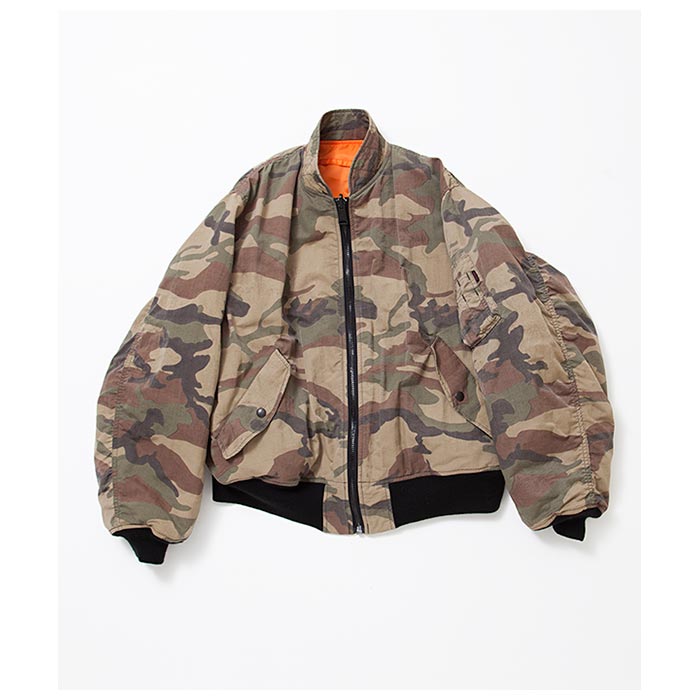  ʥ桼ƥƥ THE CORONA UTILITY ʥ󥿥å ե顼 MA-1 NYLON TUSSAH CAMOUFLAGE MA-1 (CJ019-02)