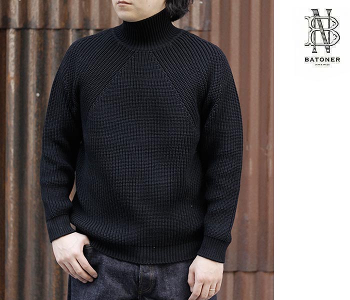 Хȥʡ BATONER ͥ㡼ȥͥå SIGNATURE TURTLE NECK (BN-24FM-038)