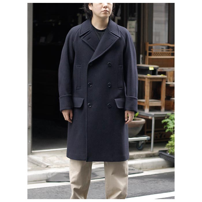 SCYE   ߥ ȥ ֥ С Wool Cashmere Melton D. B Overcoat (5124-73502)