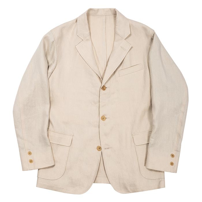 WORKERSワーカーズ Creole Jacket コットンリネン白38 WORKERSワーカーズ Creole Jacket コットンリネン白38
