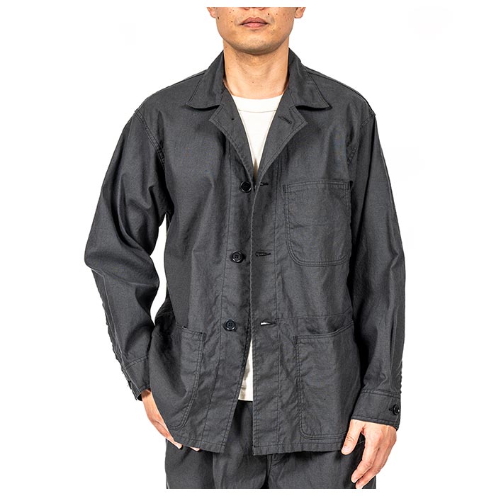 ������� WORKERS ���ޡ� ���㥱�å� ���㥳���� ��ͥ� ���åȥ� Summer Jacket Charcoarl Linen Cotton (2502-SUMMER-JACKET-LNCO)