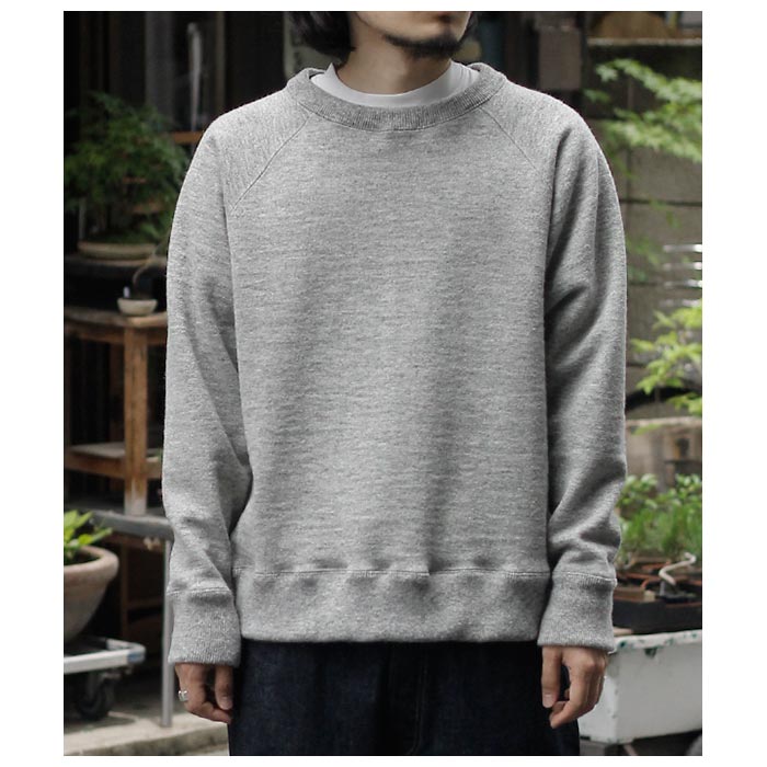 ����ƥ�� INTERIM �����ѡ��إӡ� ������ 60s ������ơ��� �饰��� �������å� ����� SUPER HEAVY WOOL 60s VINTAGE RAGLAN SWEAT SHIRT (IT24A283)
