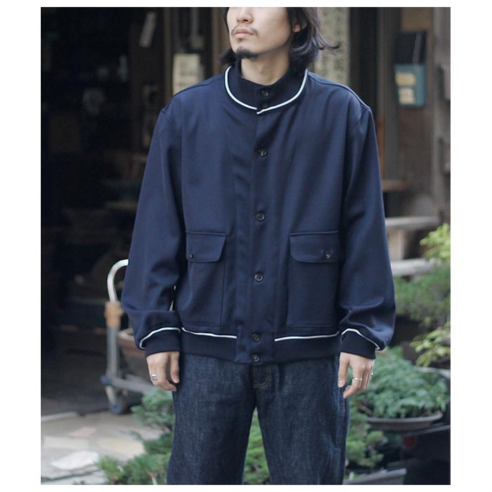 ƥ INTERIM ϥѡӥå 󥦡 Х ֥ɥ㥱å HYPER BIG VIRGIN WOOL GABARDINE RIBBED JACKET (IT25S003)