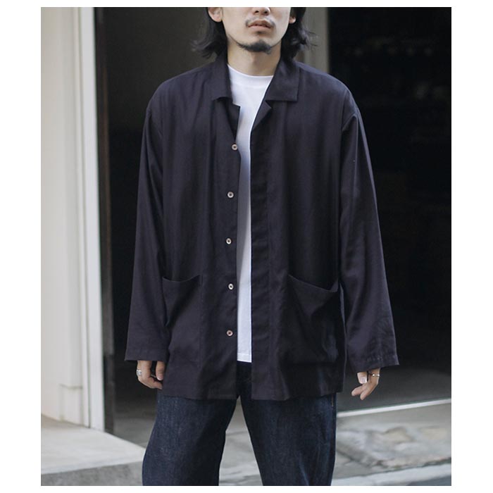 ����ƥ�� INTERIM �ϥ��ѡ��ӥå� �졼��� ��ͥ� ����ĥ��㥱�å� HYPER BIG RAYON LINEN SHIRTS JACKET (IT25S011)