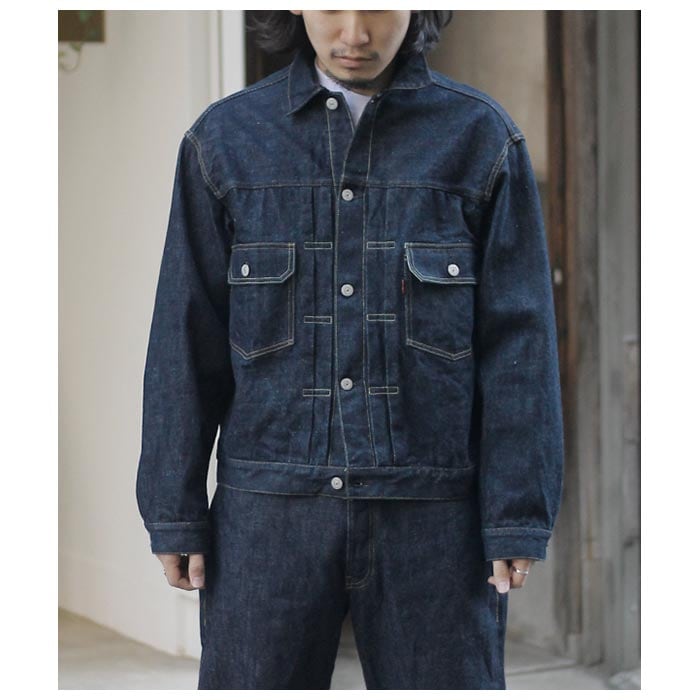 ƥ INTERIM ϥѡӥå "" ȥǥ˥ ɥѥͥ ǥ˥ॸ㥱å G HYPER BIG "2ND" SHUTTLE DENIM SIDE PANEL JACKET (IT25S013HB)