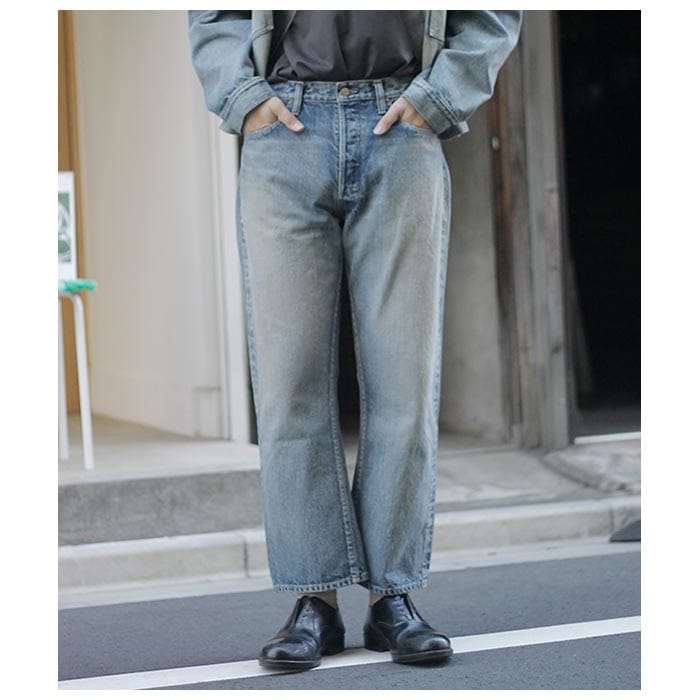 ƥ INTERIM ӡ ơ "1947XX"ȥ ǥ˥ ȥ饦 SHABBY VINTAGE  "1947XX" SHUTTLE DENIM TROUSERS (IT25S031)