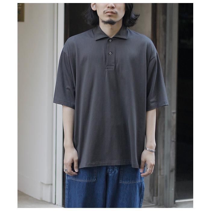 ƥ INTERIM ϥѡӥå ϥ ӥ 㡼 ݥ HYPER BIG HIGH GAUGE SUVIN JERSEY POLO SHIRT (IT25S107)