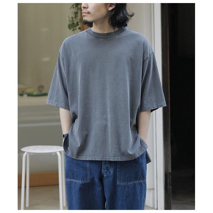 ƥ INTERIM ϥѡӥå ơ ե ֥å T HYPER BIG VINTAGE FADE BLACK  T-SHIRT (IT25S173)