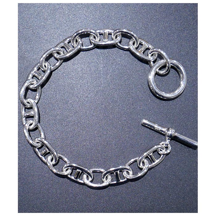 ƥ INTERIM С 饦 󥫡 ֥쥹å TAXCO SILVER ROUND ANCHOR BRACELET (IT25S313)