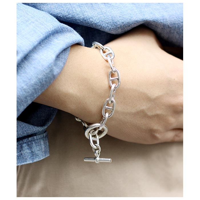 ƥ INTERIM С 󥫡 ֥쥹å TAXCO SILVER ANCHOR BRACELET (IT25S317)