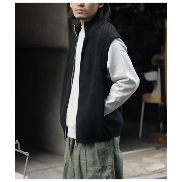 BATONER SIGNATURE DS VEST 2 ドライバーズ BATONER | SIGNATURE VEST | BLACK - CHANTILLY-2F