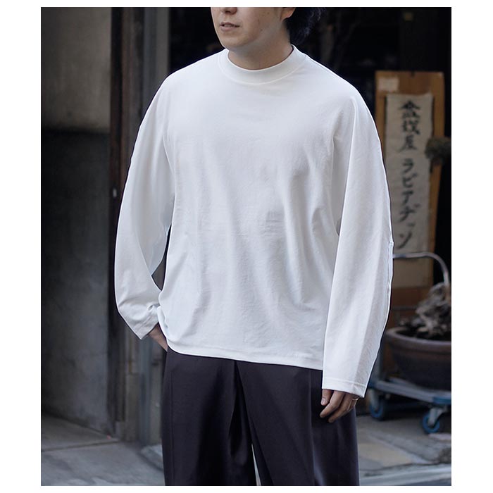 ΥΥå NONNOTTE ϡ ĥ Х 㡼 ɥ졼ԥ ץ륪С Hard Twist Balance Jersey Draping C/N Pullover (N-25S-036)