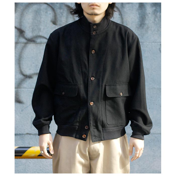 ƥ INTERIM ɥե ϥѡӥå ߥ꥿꡼   ֥ɥ㥱å HYPER BIG MILITARY WOOL SERGE RIBBED JACKET (IT25S002AP)