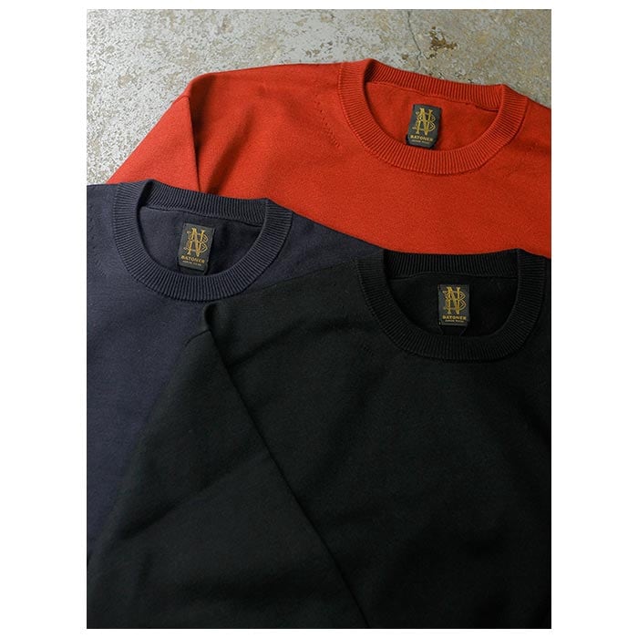 トップス BATONER THE SEA COTTON CREW NECK 2 BIOTOP(ビオトープ) / 【BATONER】THE SEAISLAND COTTON CREW NECK