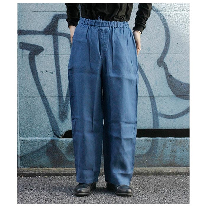 ߥå MITTAN 磻ɡHEMP RIPPLES WIDE PANTS VEGETABLE DYEING (PT-105C)