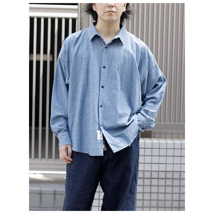 グランク GURANK シャンブレーシャツ Chambray shirts (25A10C