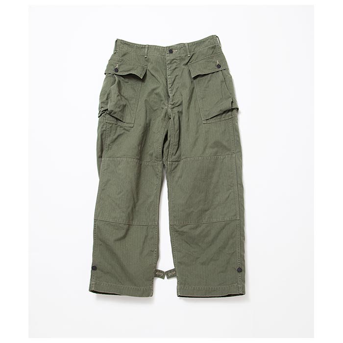 �ե��ƥ���������å��� FATIGUE SLACKS �ߥ꥿�꡼ �إ��ܡ���ĥ���� M43 ������ ����å��� SZ MILITARY H.B.T M-43 CARGO SLACKS (FP028-25-01)