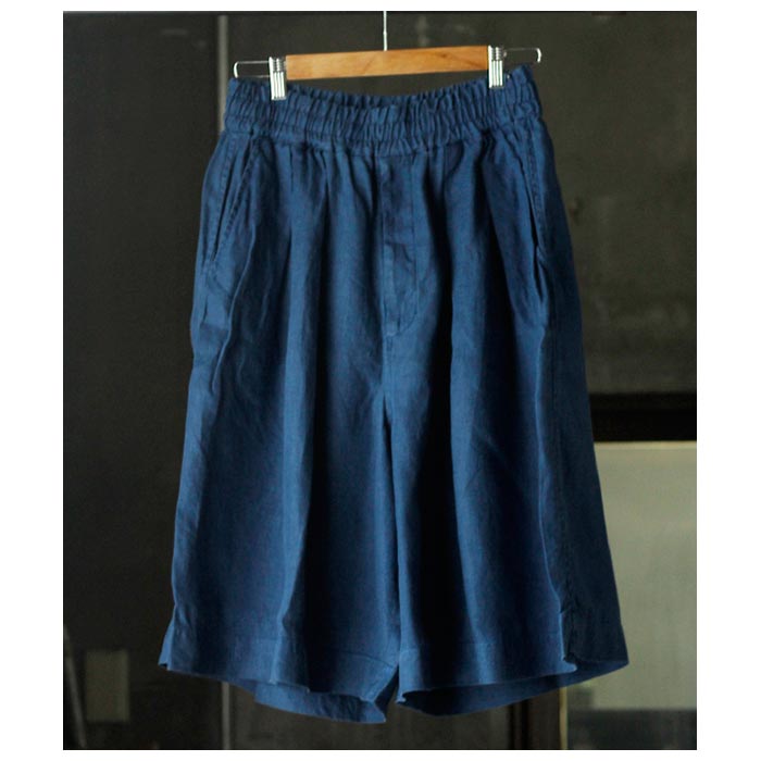�ߥå��� MITTAN ����������ӥå����硼�ġ���������HEMP RIPPLES BIG SHORT PANTS VEGETABLE DYEING (PT-74C)