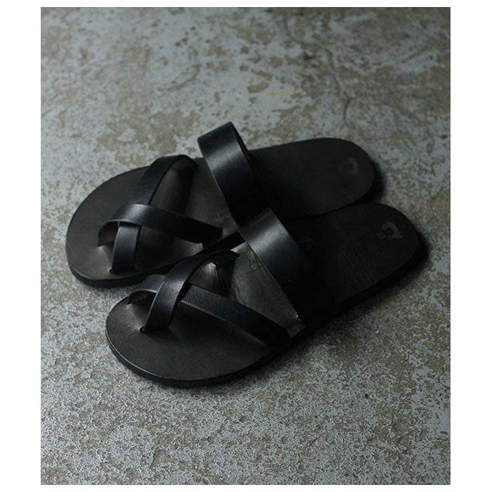 å˥塼ޥ JUTTA NEUMANN  쥶 ֥å ƥ쥶  Aruba Sandal Black Latigo with darksole  (ARUBA-BK-LATIGO-DS)