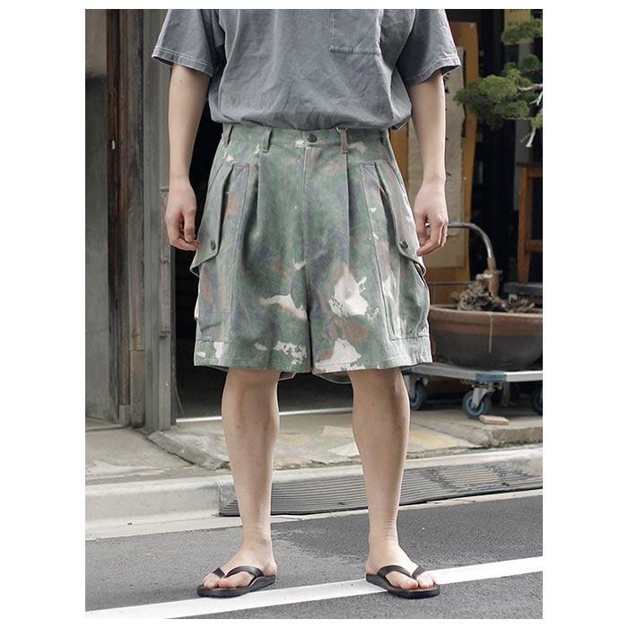 グランク GURANK カーゴショーツ カモフラージュ Cargo shorts