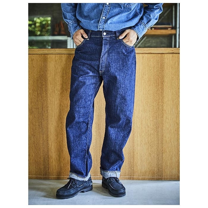 ͽ(Ϥͽ 8ʹ) orSlow   å եå ǥ˥ ѥ GRAND DAD'S FIT DENIM PANTS (01-1011-81)