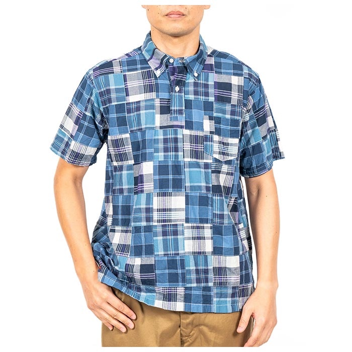  WORKERS ܥ ݥ BD Polo Patchwork Madras (2505-BD-POLO-PW)
