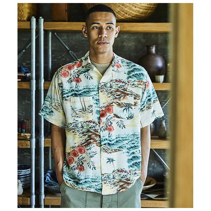 orSlow  25SSʥ ϥ磻  HAWAIIAN SHIRT (01-8158-66)