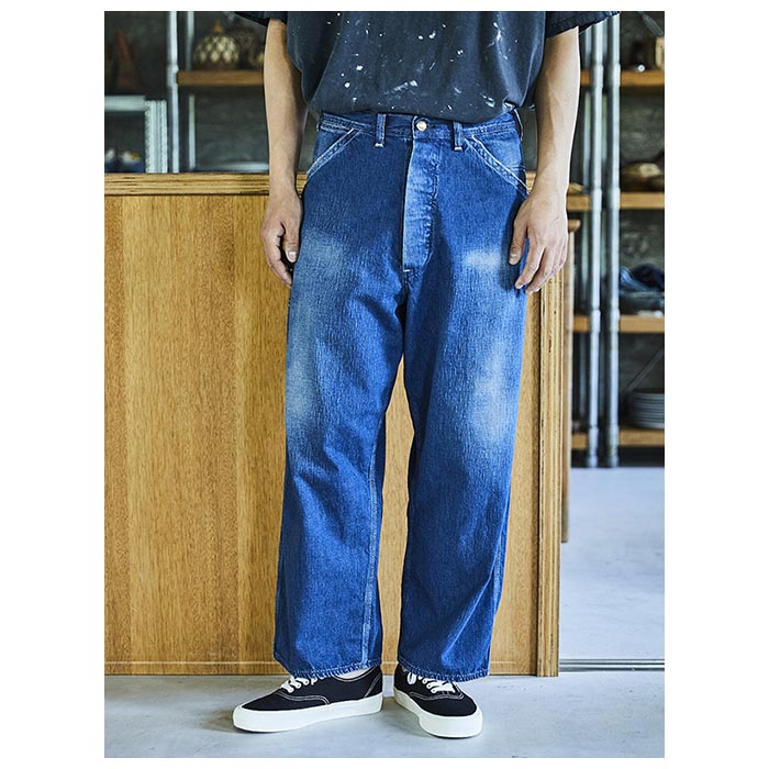 orSlow ���������� 25SS�������ʥ� �桼���ɥ����å��� �磻�ɥե��å� 30'S �ڥ��󥿡� �ѥ�� WIDE FIT 30'S PAINTER PANTS (01-5126-95)