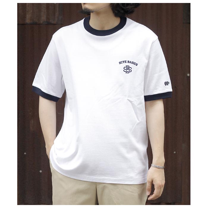 20%OFF  SCYE  åȥ 㡼 ץ 󥬡 T 30/2 Cotton Jersey Print Ringer T-shirt (5725-21702)