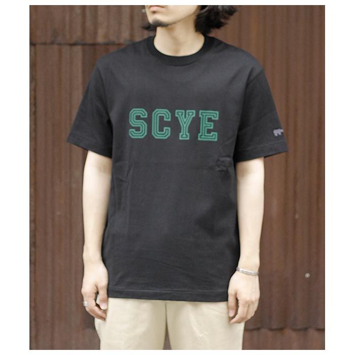 20%OFF  SCYE  åȥ 㡼 å  T 30/2 Cotton Jersey College Logo T-Shirt (5725-21701)