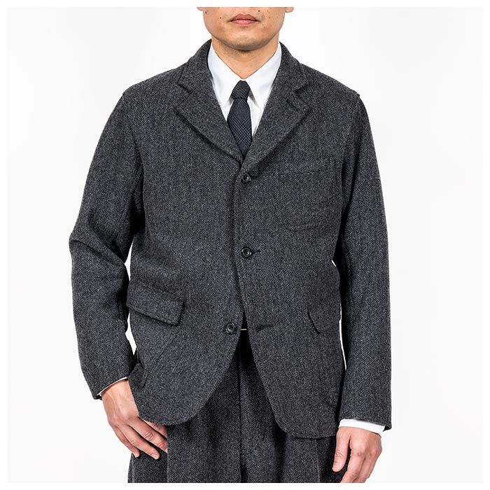 ͽ(Ϥͽ 8ʹ)  WORKERS 饦 㥱å 륳åȥĥ Lounge Jacket Wool Cotton Tweed (2508-LGJK-WCTW)