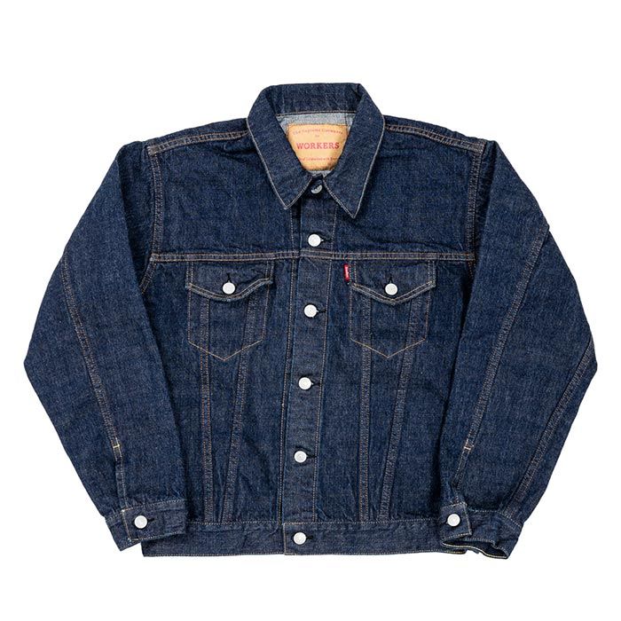 ͽ(Ϥͽ 8ʹ)  WORKERS  3rdǥ˥ॸ㥱å 1st륨å Lot 857 XX 13.75 oz, Indigo Raw Denim (2508-LOT857XX)