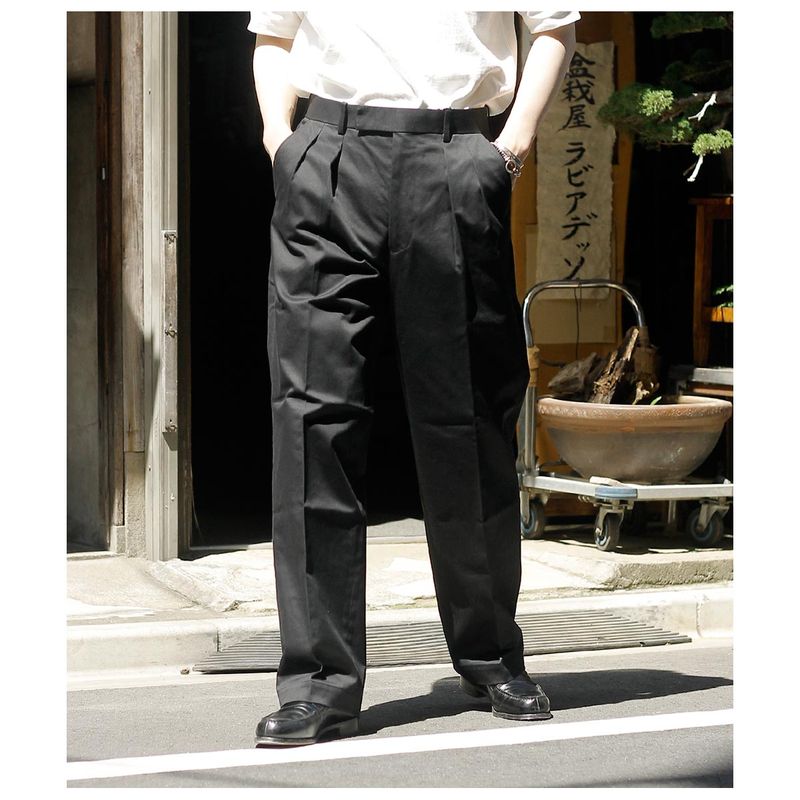 SCYE  ۥ åȥ ץ꡼ ȥ饦 San Joaquin Cotton Pleated Trousers (5125-83529)