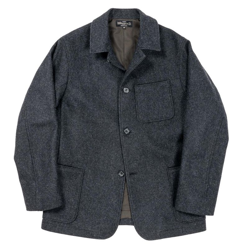 ͽ(Ϥͽ 9ʹ)  WORKERS  㥱å إӡ եͥ 㥳  WORKERS Jacket Heavy Flannel, Charcoal (2509-WRKJK-HFC)
