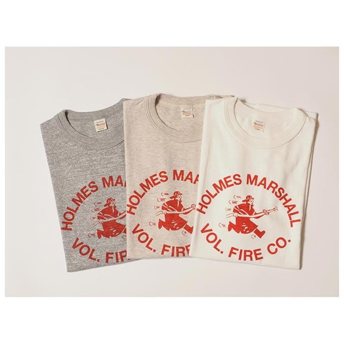 WAREHOUSE ウエアハウス HOLMES MARSHALL プリント Tシャツ 4601