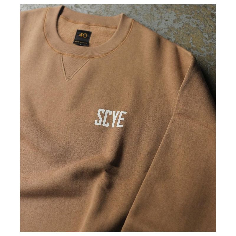 �ե����ʥ륻���� 50%OFF SCYE ���� �ե꡼�� �Хå� ���㡼���� �������å� ����� Fleece Back Jersey Sweat Shirt (5725-23706)