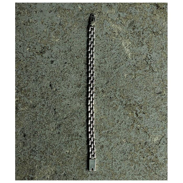 ����ƥ�� INTERIM ����������С� �ե�å� �ߥǥ����� �������� �֥쥹��å� TAXCO SILVER FLAT MEDIUM CHAIN BRACELET (IT25S311)