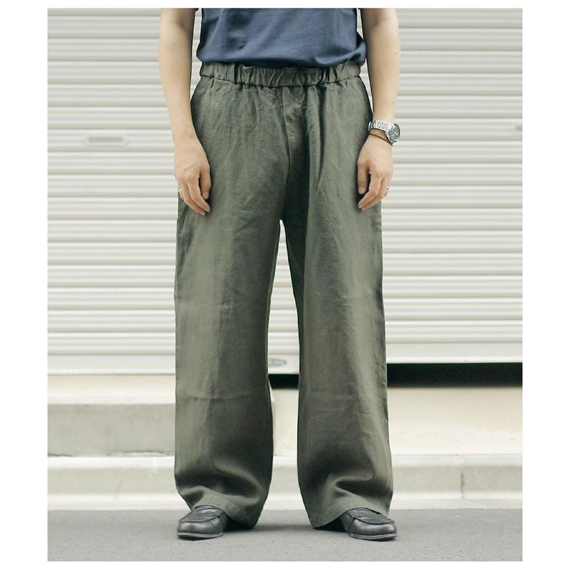 ߥå MITTAN 磻 ѥ FLAX RAMIE PANTS WIDE (PT-92-25AW)