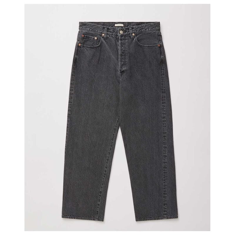 ����ƥꥢ ULTERIOR �����å���� ��������å��֥�å� �ǥ˥� 5�ݥ��å� �ѥ�� WASHED SELVEDGE BLACK DENIM 5P PANTS (UPJ05-KC223-S)