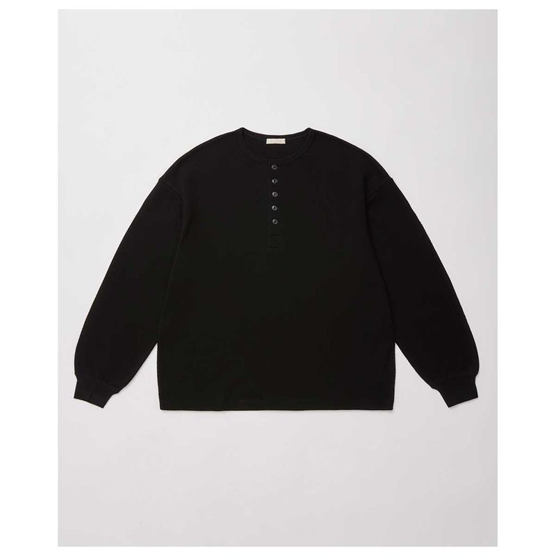 ����ƥꥢ ULTERIOR ���åȥ� �����ߥ� �ϥ˥��� �إ�꡼�ͥå� �ȥå� C/CASH HONEYCOMB HENLEY-NECK TOP (UCS98-KC220)