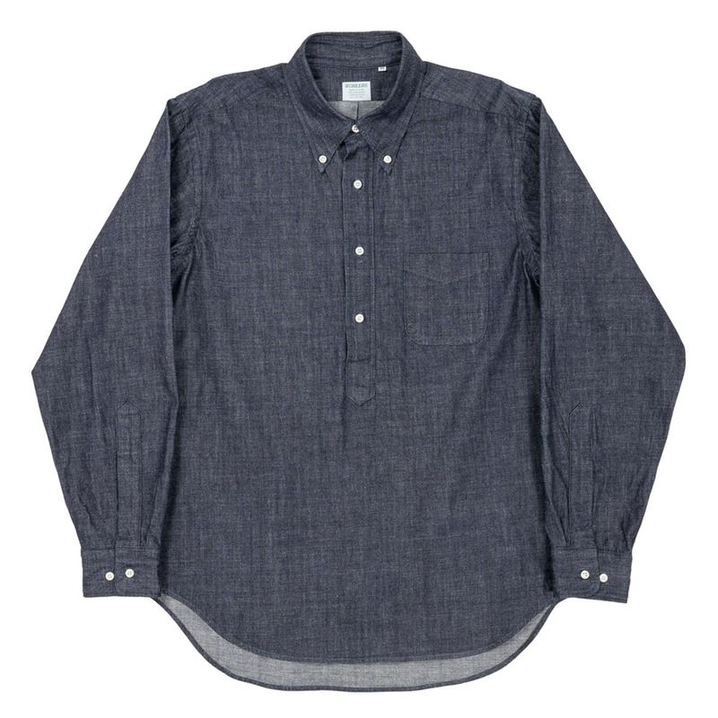 ������� WORKERS �ץ륪���С��ܥ�������󥷥�� 7.5���󥹥ǥ˥� ��󥦥��å��� Pullover BD 7.5 oz Denim, OW (2510-PULLBD-DOW)